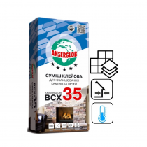 Купить Смесь клеевая для каминов и печей Anserglob BCX 35, 25 кг