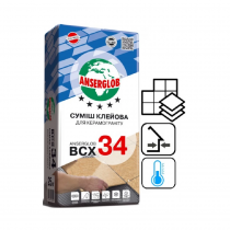 Купить Смесь клеевая для керамогранита Anserglob BCX 34, 25 кг
