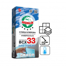 Купить Клей для плитки Anserglob BCX 33, 25 кг  
