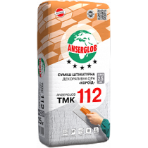 Купить Смесь штукатурная декоративная ANSERGLOB ТМК 112 «короед» серая, 2,5мм зерно