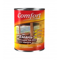 Купить Эмаль для пола Comfort ПФ-266 желто-коричневая, 2.8 кг