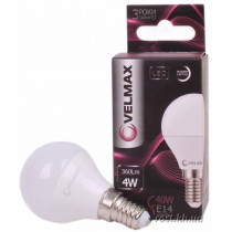 Купить LED Лампа VELMAX G45 4W E14 3000K 360Lm 00-20-23