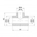 Тройник PPR Alfa Plast 25х20х25