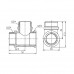 Трійник SD Forte 3/4" ВЗЗ SF36520