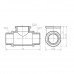 Трійник SD Forte 3/4" ВЗЗ SF36620
