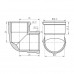 Уголок SD Forte 1/2" ВВ хром SF368H15