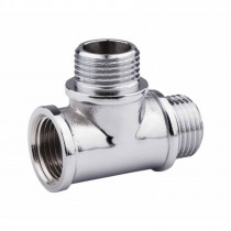 Купить Тройник SD Forte 1/2" ВНН хром SF365H15