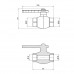 Кран кульовий PPR Alfa Plast 20