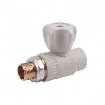 Купити Кран кульовий радіаторний PPR Alfa Plast 20х1/2" прямий