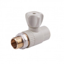 Купити Кран кульовий радіаторний PPR Alfa Plast 25х3/4" прямий
