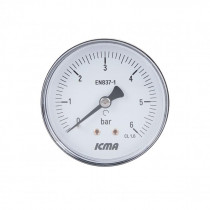 Купити Манометр Icma 1/4" 0-6 бар, заднє підключення №243