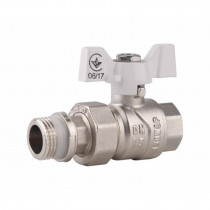 Купить Кран шаровой "Американка" SD Forte 1/2" с антипротечкой прямой SF222W15