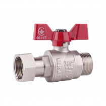Купити Кран кульовий з накидною гайкою SD Forte 1/2" ВЗ для води прямий SF261W15