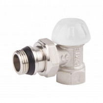 Купити Кран радіаторний SD Forte Powerful 1/2" з антипротіканням кутовий SF233W15