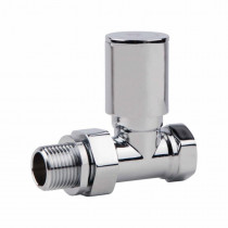 Купить Кран радиаторный SD Forte 1/2" прямой хром SF235W15