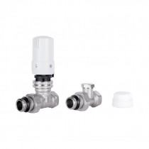 Купить Комплект термостатический SD Plus 1/2" для радиатора прямой SD353W15