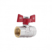 Купить Кран шаровой SD Plus 1/2" ВР для воды (бабочка) SD602NW15PN40
