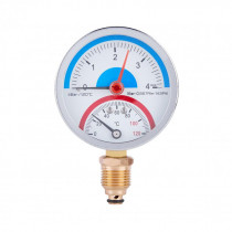 Купить Термоманометр SD Plus 80 мм 1/2", нижнее подключение SD1724B