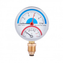 Купить Термоманометр SD Plus 80 мм 1/2", нижнее подключение SD17210B