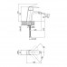 Смеситель для биде Qtap Arena QTARECRM001A Chrome