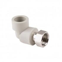 Купити Кутик PPR Thermo Alliance з накидною гайкою 20х1/2" ВР