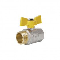 Купити Кран кульовий SD Plus 1" ВЗ для газу (метелик) SD607NG25PN40