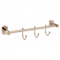 Купить Тримач для рушника Qtap Liberty 3 гачка 365 мм QTLIBORO11543 Gold