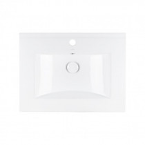Купить Раковина Qtap Albatross 600х460х180 White с донным клапаном QT01113060CW