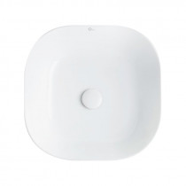 Купить Раковина-чаша Qtap Kolibri 430х430х150 White с донным клапаном QT1011K396W