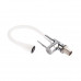 Змішувач для кухні Qtap Spring з гнучким виливом QTSPRCRW007F1 Chrome/White
