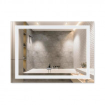 Купити Дзеркало Qtap Mideya 800х600 (DC-F904) з LED-підсвічуванням та антизапотіванням QT2078F904W