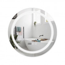 Купити Дзеркало Qtap Mideya 600х600 (DC-F803) з LED-підсвічуванням та антизапотіванням QT2078F803W