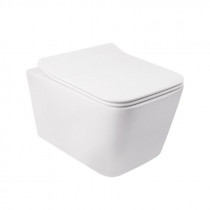 Купити Унітаз підвісний Qtap Crow безобідковий з сідінням Soft-close QT05335170W