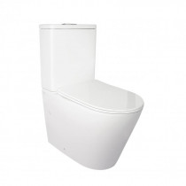 Купити Унітаз-компакт Qtap Stork безобідковий з сідінням Soft-close QT15222178W