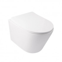 Купить Унитаз подвесной Qtap Swan безободковый с сиденьем Soft-close QT16335178W