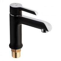 Купить Смеситель для раковины Qtap Grand QTGRABCR001F Black Matt