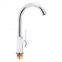 Купити Змішувач для кухні Qtap Grand QTGRAWCR007F Chrome/White