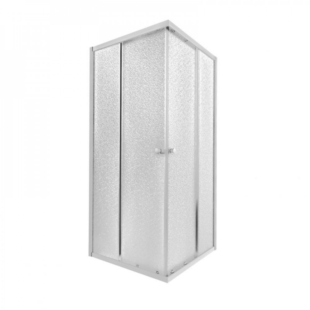 Купити Душова кабіна Qtap Presto WHI1099SP5 90х90 см, скло Pear 5 мм без піддона