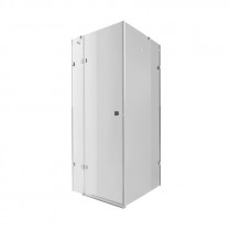Купить Душевая кабина Qtap CAPRICORN CRM1099SC6 90х90 см, стекло Clear 6 мм, CalcLess, без поддона