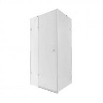 Купити Душова кабіна Qtap Capricorn CRM1018RC6 100х80 см, скло Clear 6 мм, CalcLess, без піддона