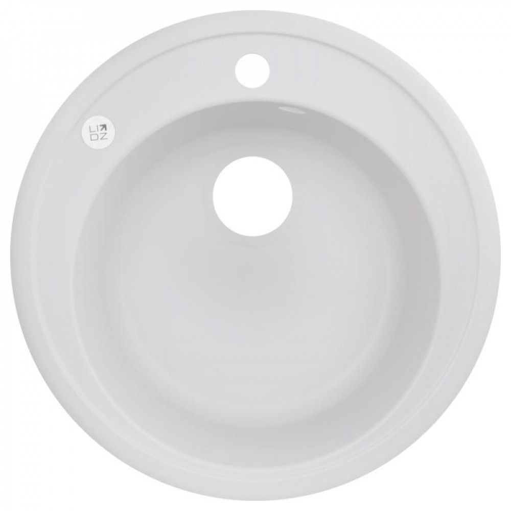Купити Кухонна мийка Lidz D510/200 WHI-01 (LIDZWHI01D510200)