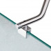 Штора на ванну Lidz Brama SS120x140L.CRM.FR стекло Frost 6 мм, ліва
