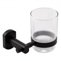 Купить Стакан с держателем Qtap Liberty настенный QTLIBBLM1158 Black