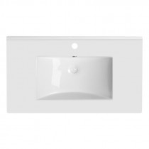 Купить Раковина Qtap Albatross 800х460х180 White с донным клапаном QT01113080CW