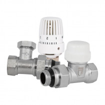 Купити Комплект термостатичний SD Forte 1/2" для радіатора прямий SF255W15