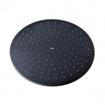 Купить Лейка для верхнего душа Qtap Hlavova 230 мм округлая QTHLAVA228O1ZBB Black Matt