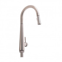 Купить Смеситель для кухни Qtap Evicka с выдвижным изливом QTEVI91103UN Brushed Nickel PVD