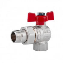 Купить Кран кульовий Icma FAR. ROSSA 1/2" кутовий №361
