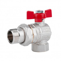 Купити Кран кульовий Icma FAR. ROSSA 3/4" кутовий №361