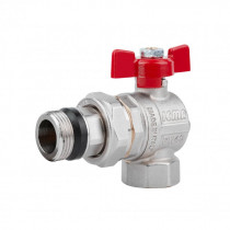 Купить Кран кульовий Icma FAR. ROSSA 3/4" кутовий №362